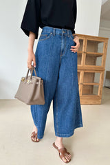 Seam Wide Denim Pants