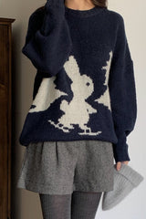 Playful Rabbit Sweater