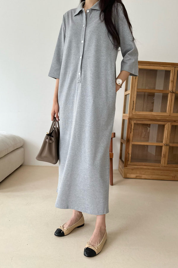 Collared Casual Maxi