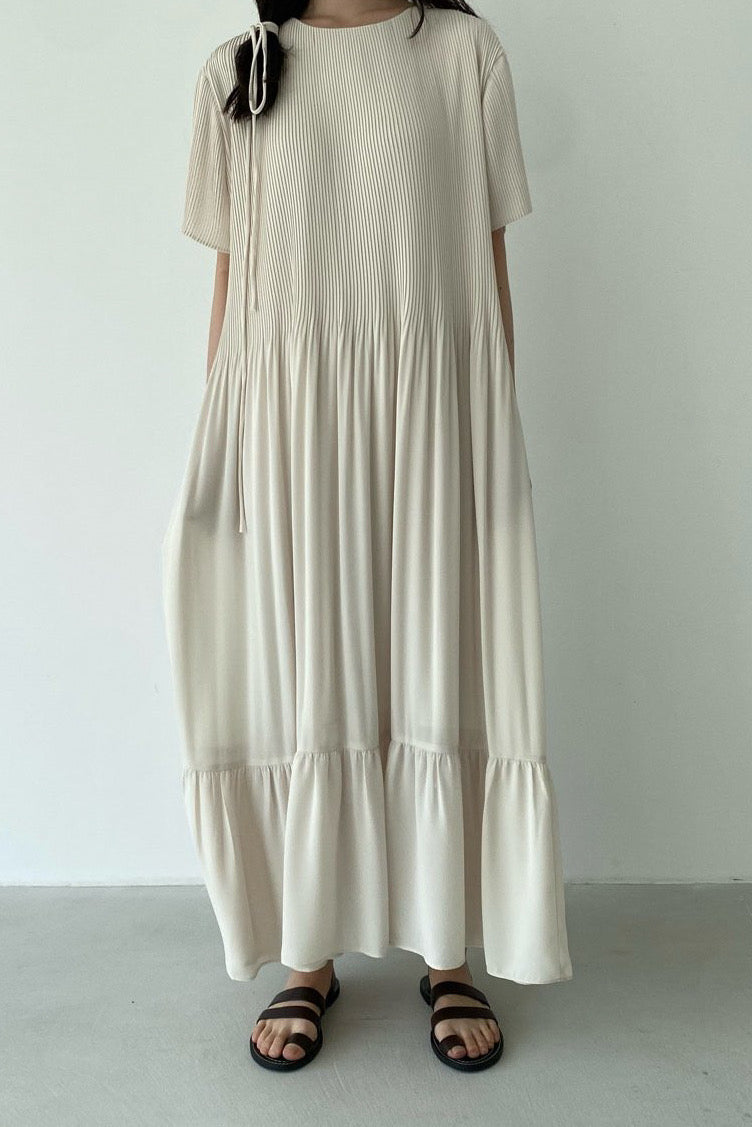 Pleat Muse Dress