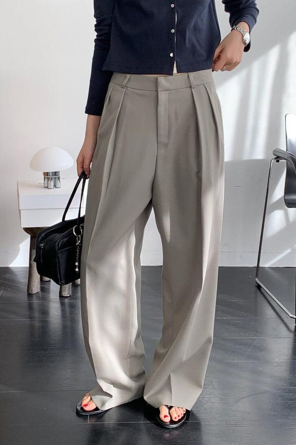 Elegant High-Waist Slacks