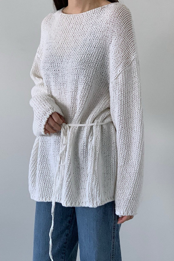 Cozy Tie-Waist Knit