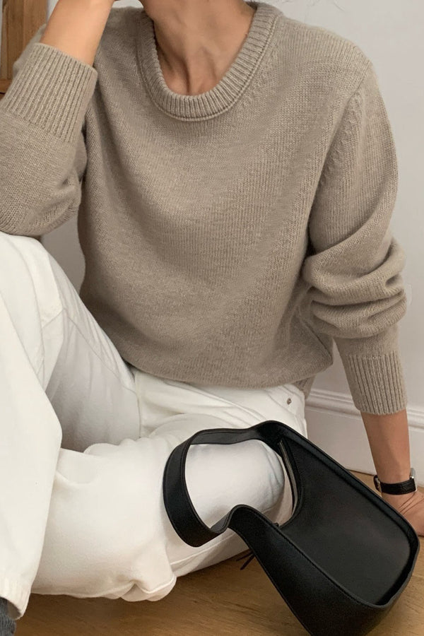 Classic Wool Cashmere Sweater