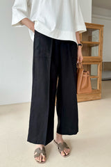 Comfy Linen Blend Trousers