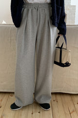 Pleat Terry Wide Pants