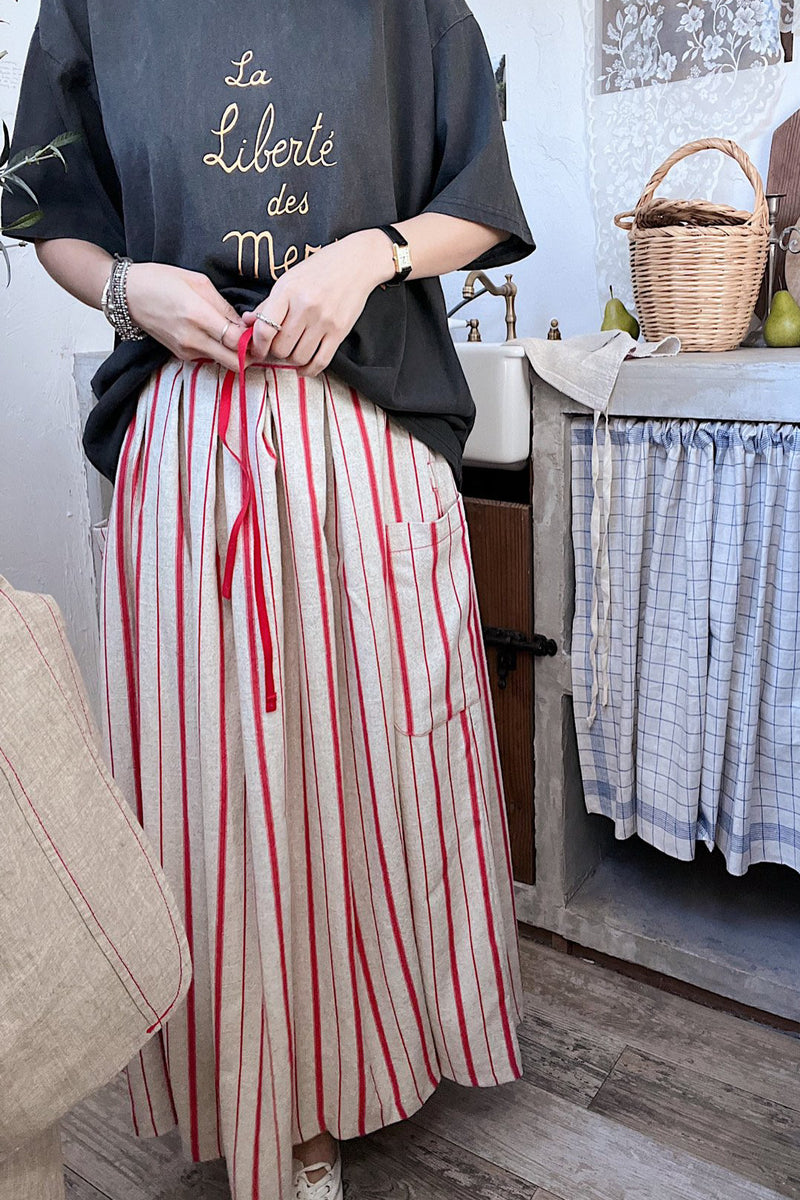 Artisan Stripe Skirt