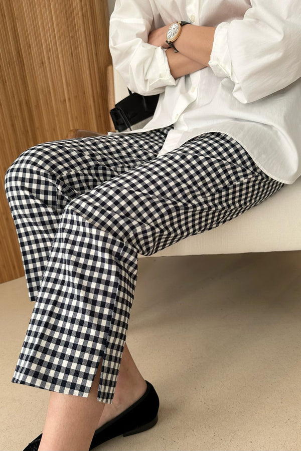 Gingham Span Pants