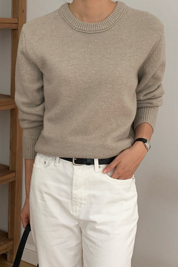 Classic Wool Cashmere Sweater