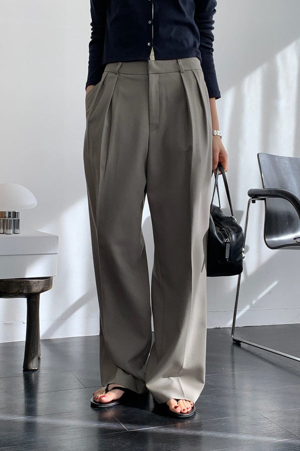 Elegant High-Waist Slacks