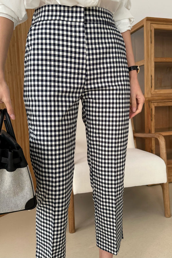 Gingham Span Pants