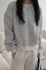 Cozy Henley Pullover