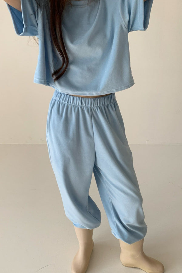 Velour Loungewear Set