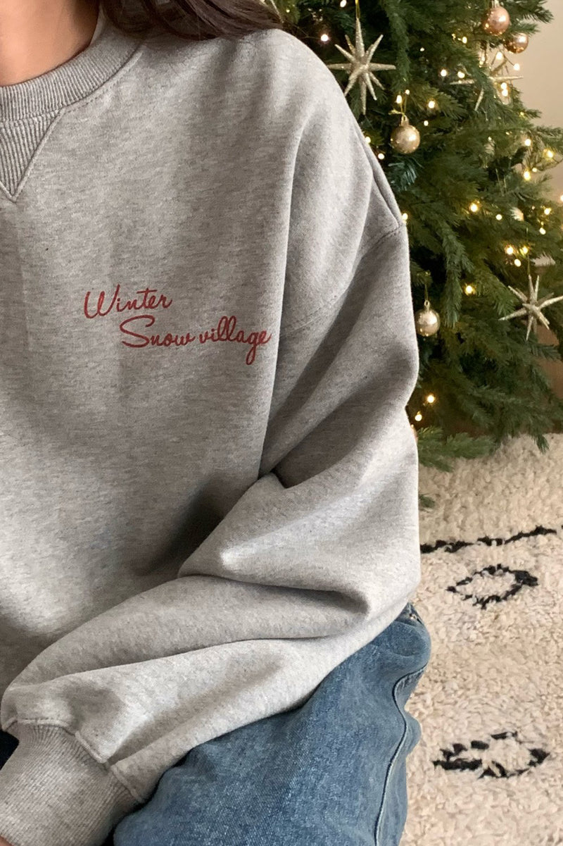 Winter Village Graphic Sweatshirt