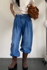 Pleat Loose Denim