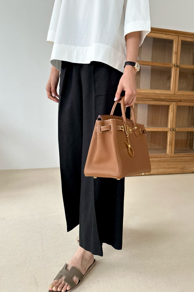 Comfy Linen Blend Trousers