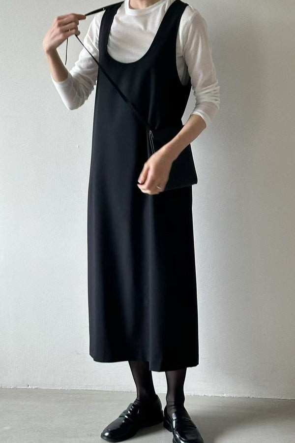 Scoop-Neck Layering Dress