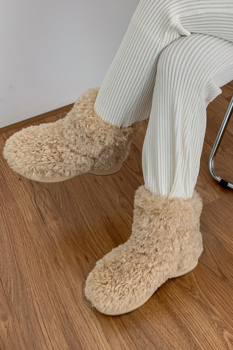 Faux Shearling Boots