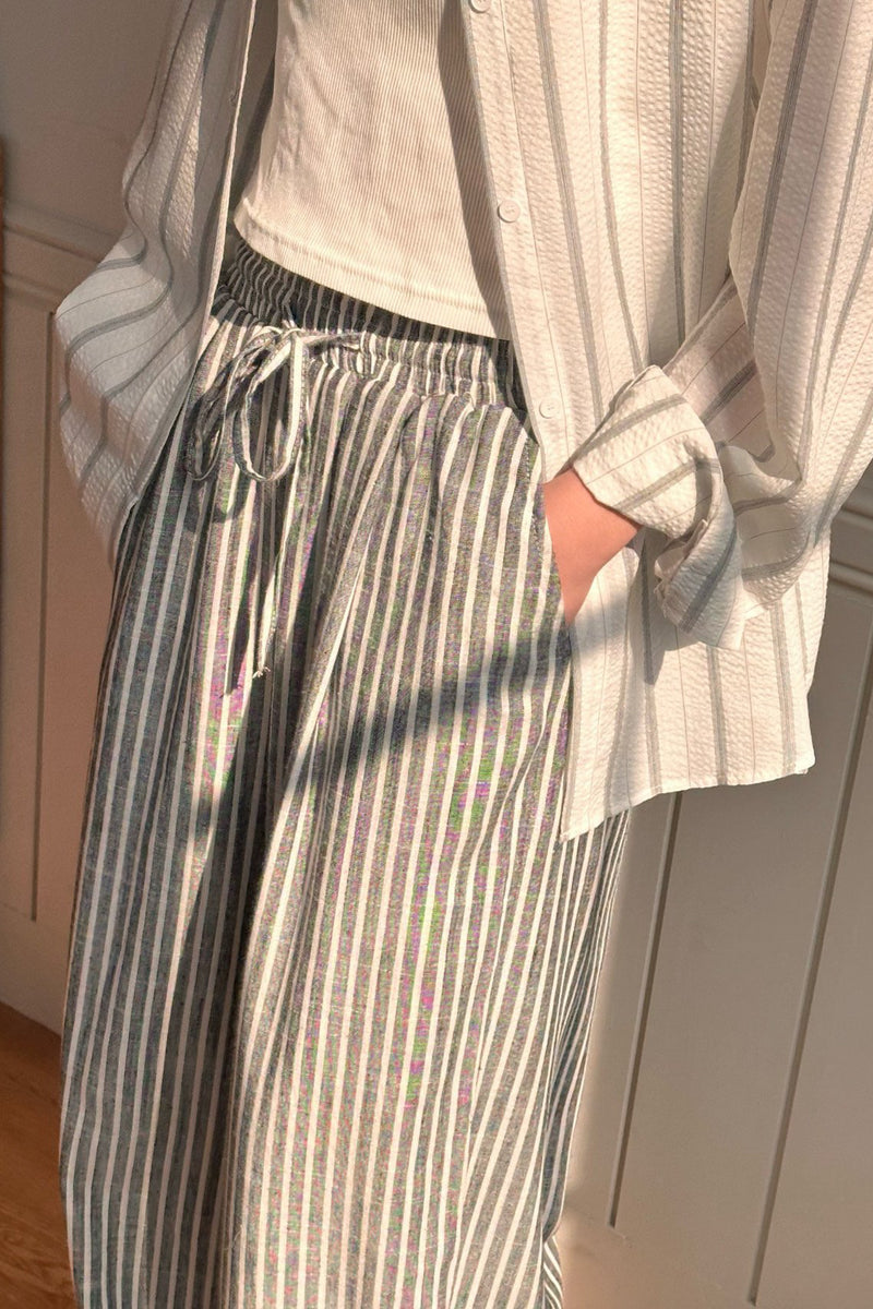 Stripe Wide Pants