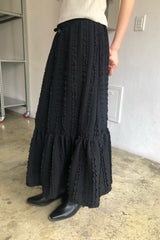 Crinkle Banded Skirt