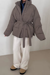 Belted Padding Jacket