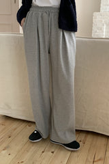 Pleat Terry Wide Pants