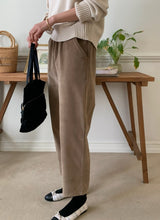 Warm Banded Corduroy Pants