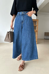 Seam Wide Denim Pants