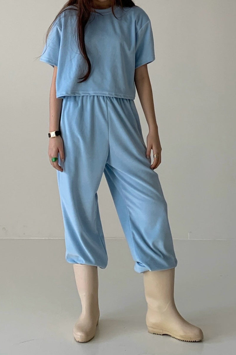 Velour Loungewear Set