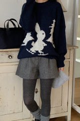 Playful Rabbit Sweater