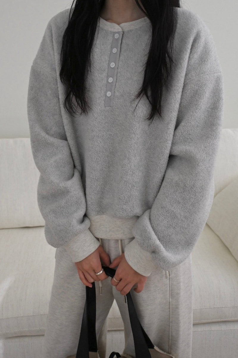 Cozy Henley Pullover