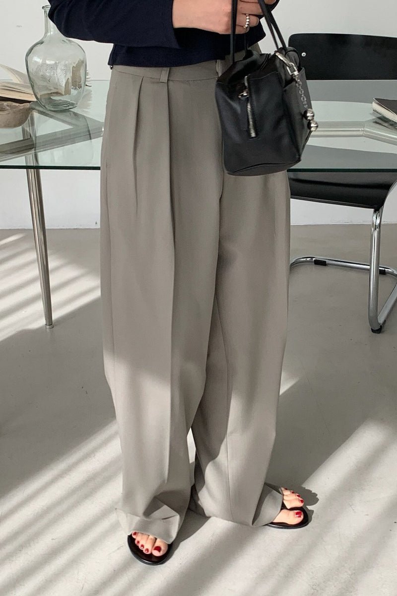 Elegant High-Waist Slacks