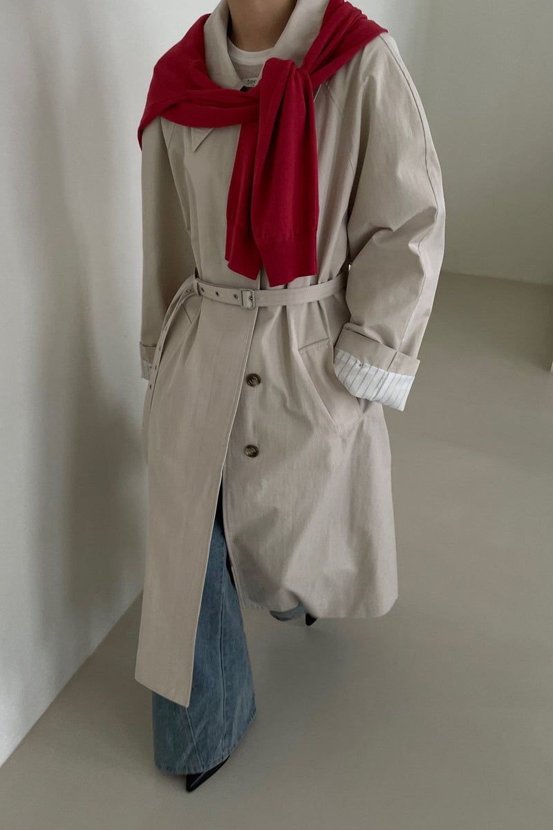 Vintage Single Trench Coat