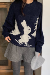 Playful Rabbit Sweater