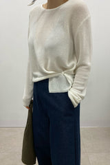 Buttoned Side Knit