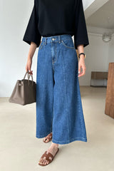 Seam Wide Denim Pants