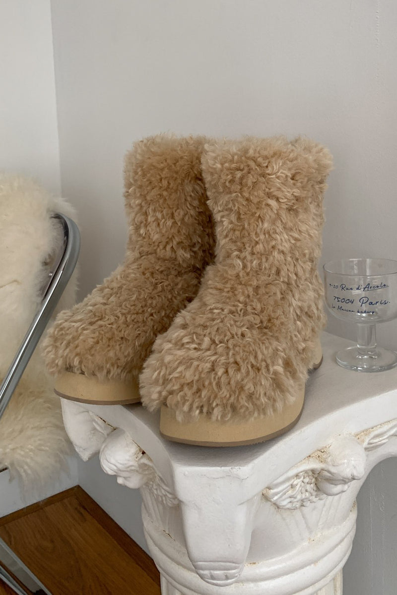 Faux Shearling Boots