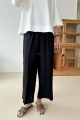 Comfy Linen Blend Trousers