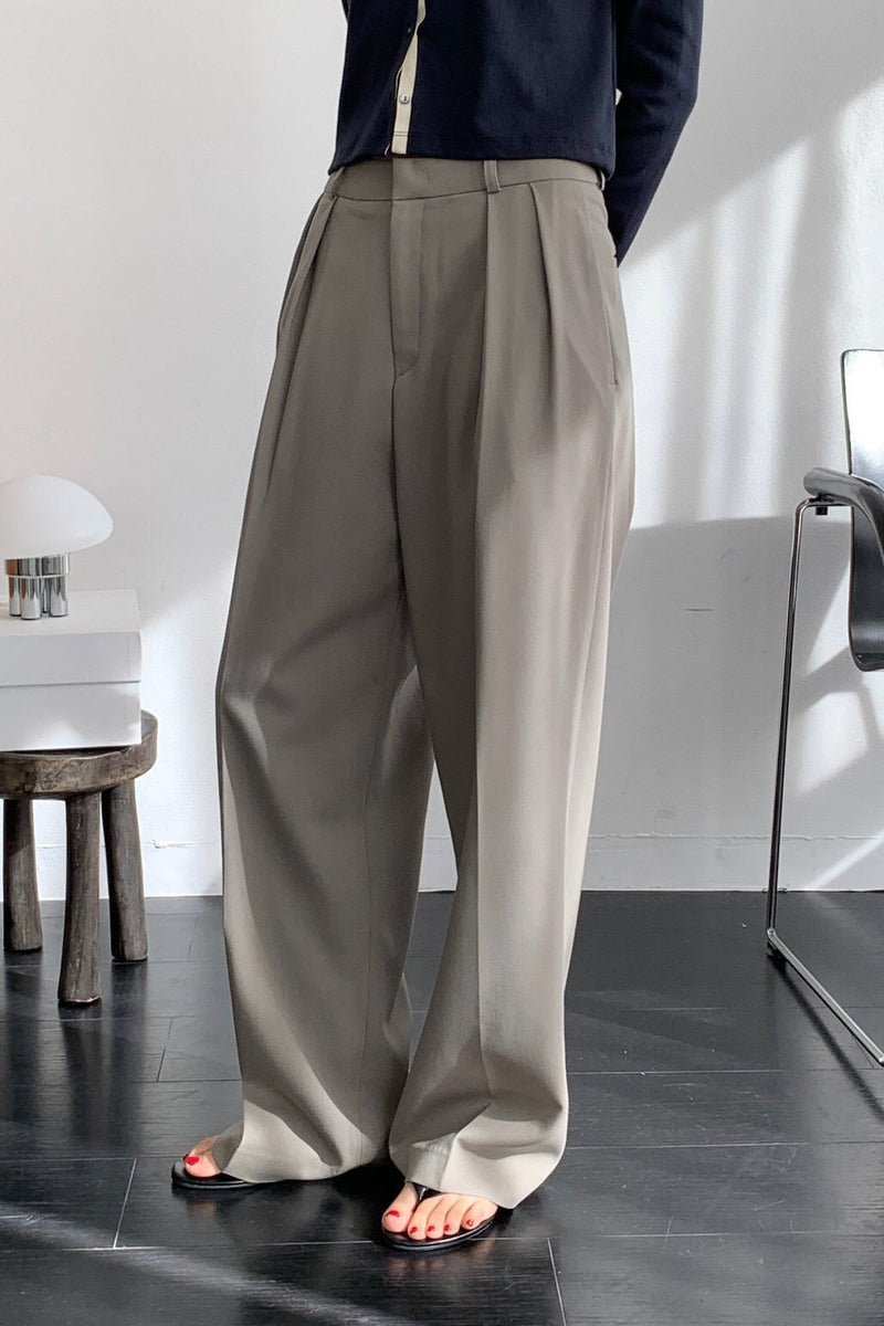 Elegant High-Waist Slacks