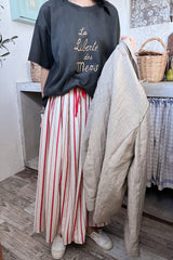 Artisan Stripe Skirt