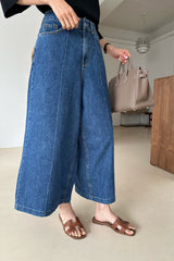 Seam Wide Denim Pants