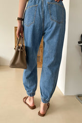 Denim Jogger Pants