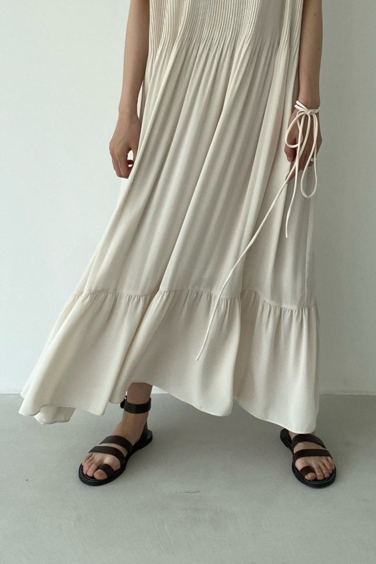 Pleat Muse Dress