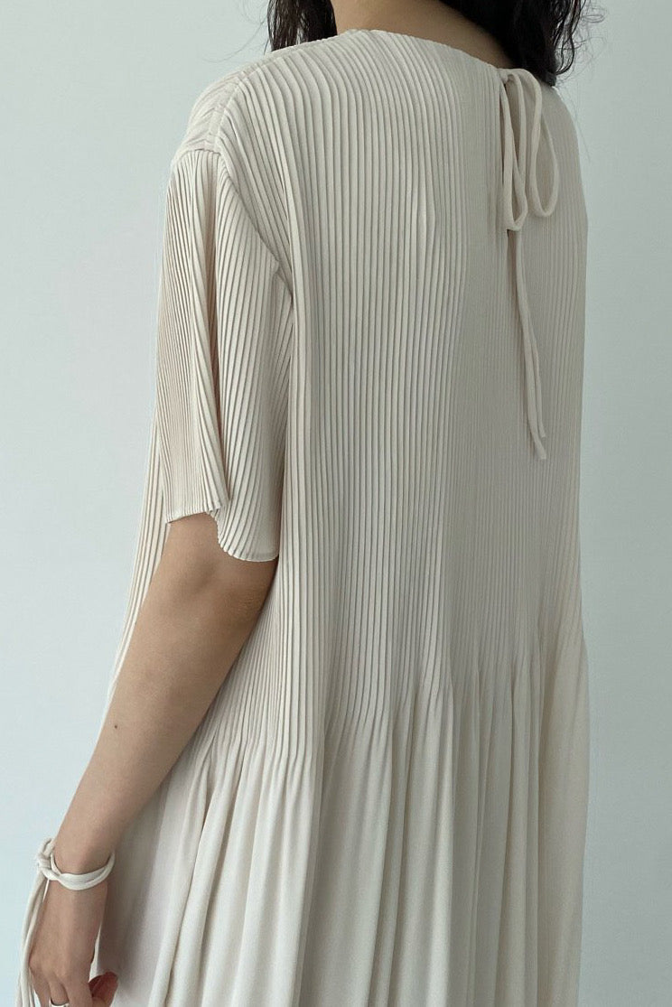 Pleat Muse Dress