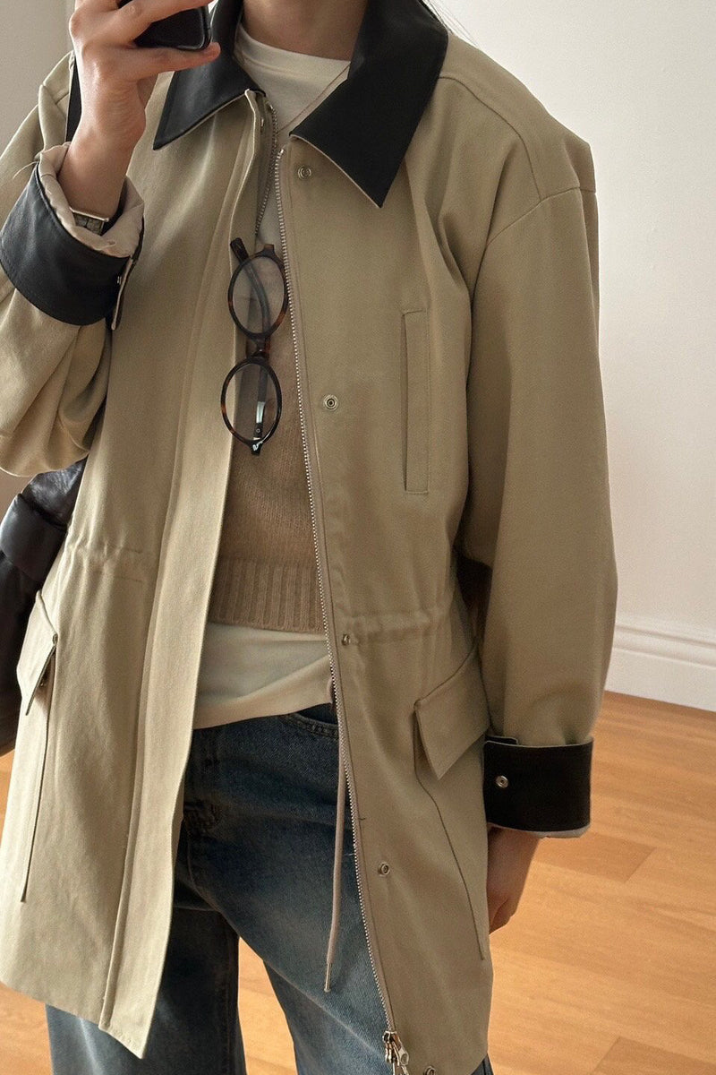 Two-Tone Utility Jacket