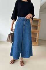 Seam Wide Denim Pants