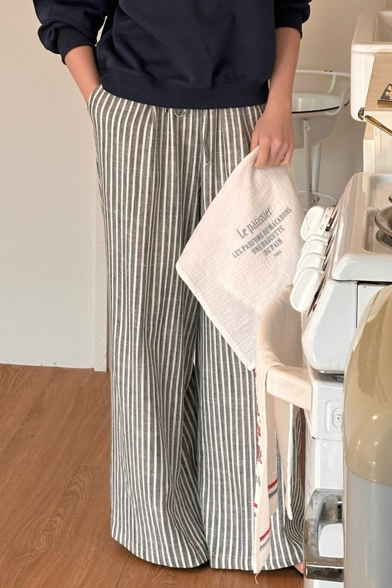 Stripe Wide Pants