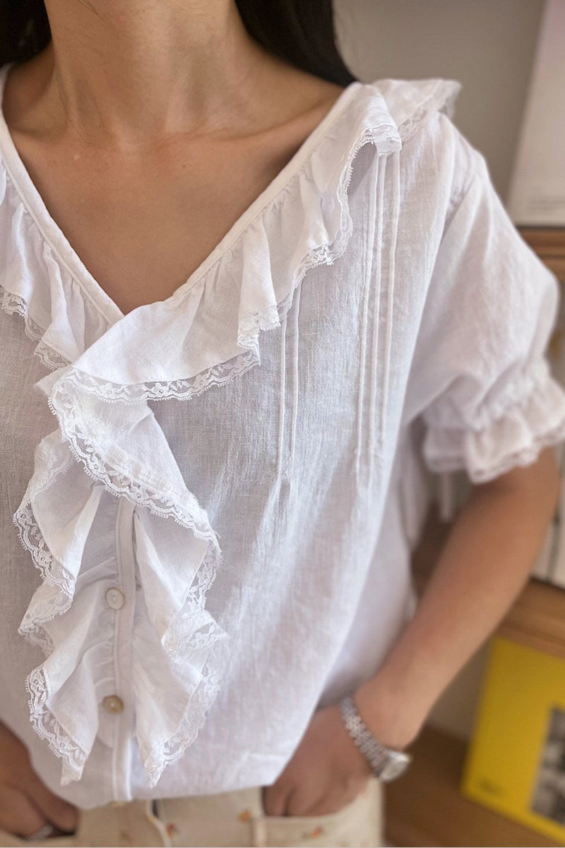 Summer Ruffle Blouse