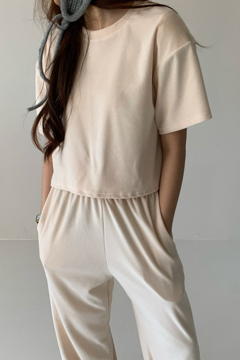 Velour Loungewear Set