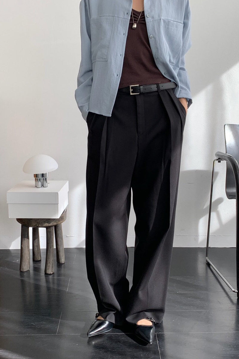 Elegant High-Waist Slacks