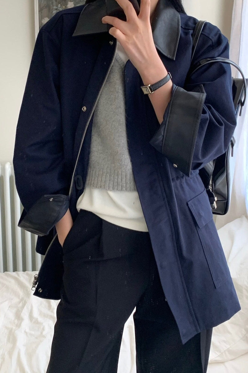 Two-Tone Utility Jacket